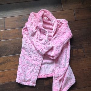 Pink heart robe
